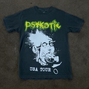 Mason Psykotic Graphic T-Shirt - Black and Green